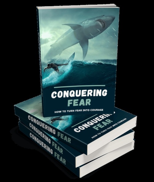 Product picture Conquering fear MRR Book